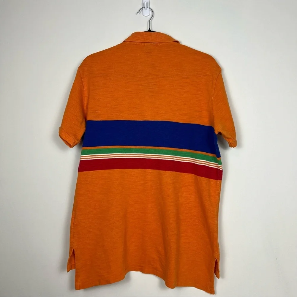 Vintage Polo by Ralph Lauren Striped Polo Shirt size L - Picture 2 of 8